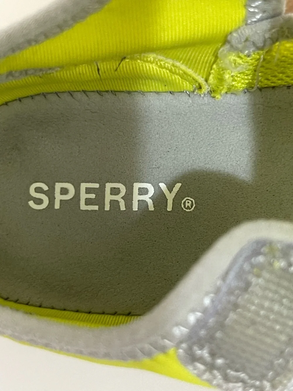 Sperry Coastal Break Toddler 8M US Shoes Textiles Green Slip-on 267631